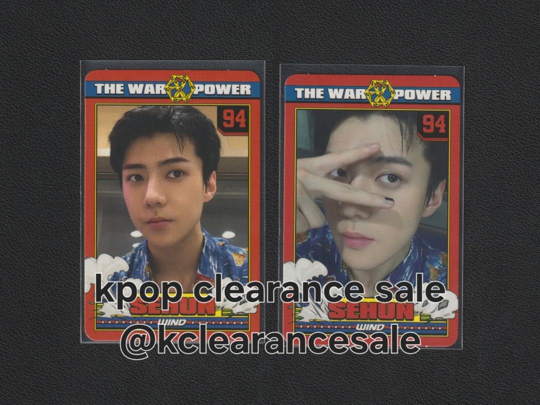 アイドル EXO POWER CARD SET EXO POWER CARD SET