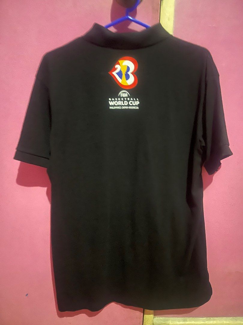 FIBA Gilas Polo Shirt (Category: Tshirts & Polo Shirts ) located in Quezon City. Submitted by authenkicks (Listing ID 1288861603, Image 2). Description: FIBA World Cup Polo Shirt Gilas Pilipinas PUSO Size Large Worn Once in Gilas vs Angola game in Araneta NEGOOOO .