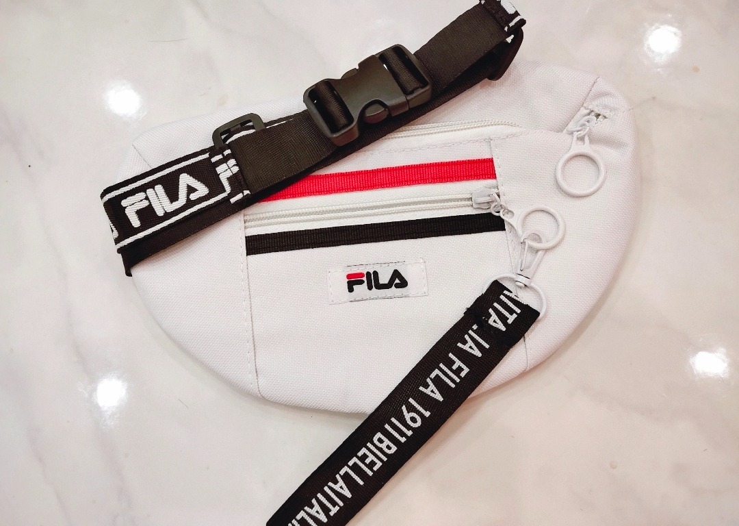 Fila White Bum Bag Women s Fashion Bags Wallets Cross body