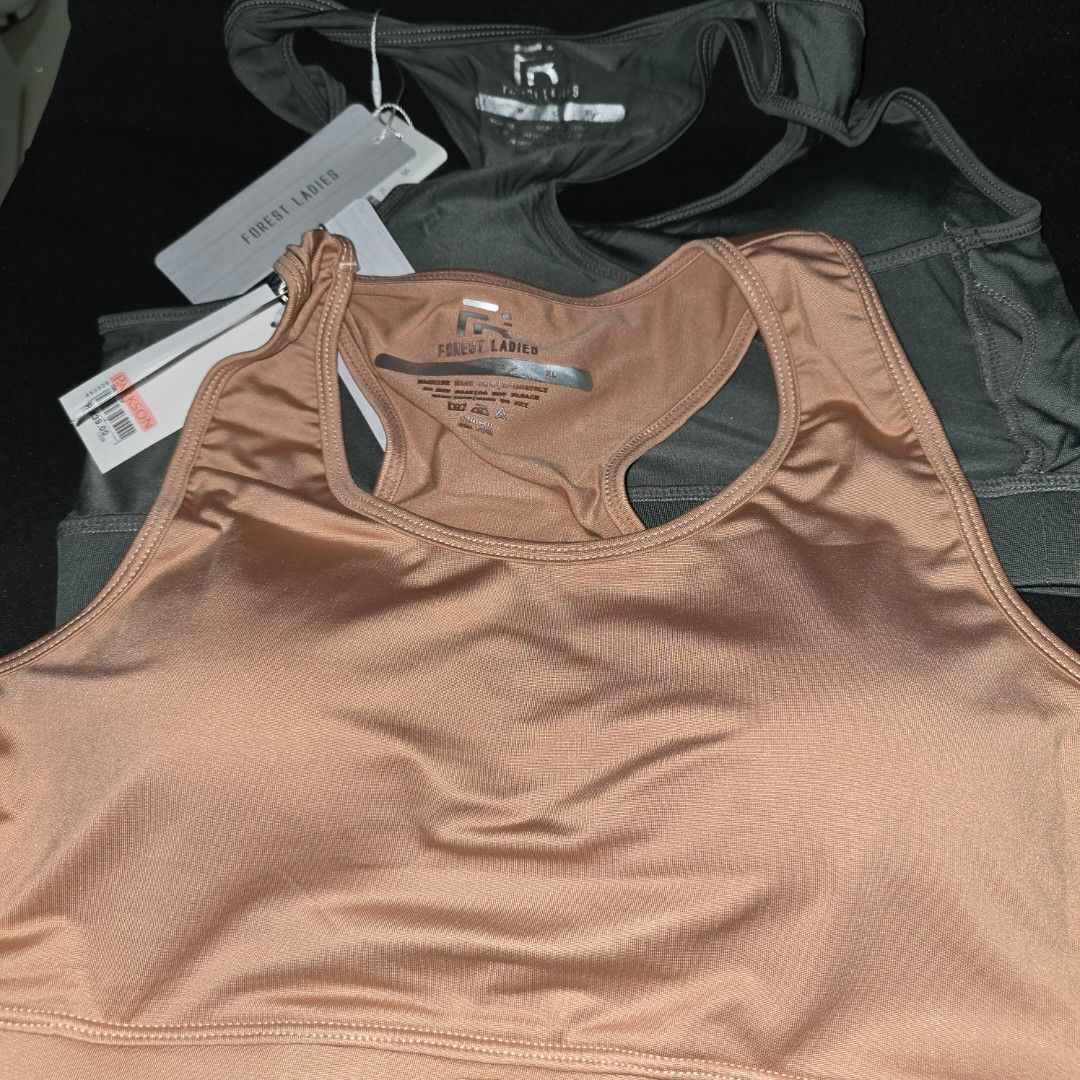 FOREST SPORTS BRA SIZE XL SIZE L, Women's Fashion, Activewear on Carousell