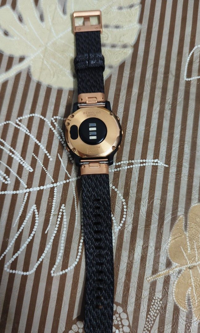 Garmin fenix 6s black rose gold sales