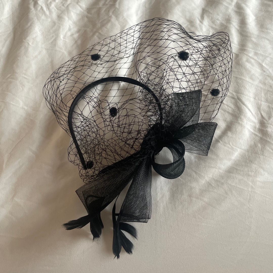 gatsby theme ribbon knots feathers & veil, Women's Fashion, Watches