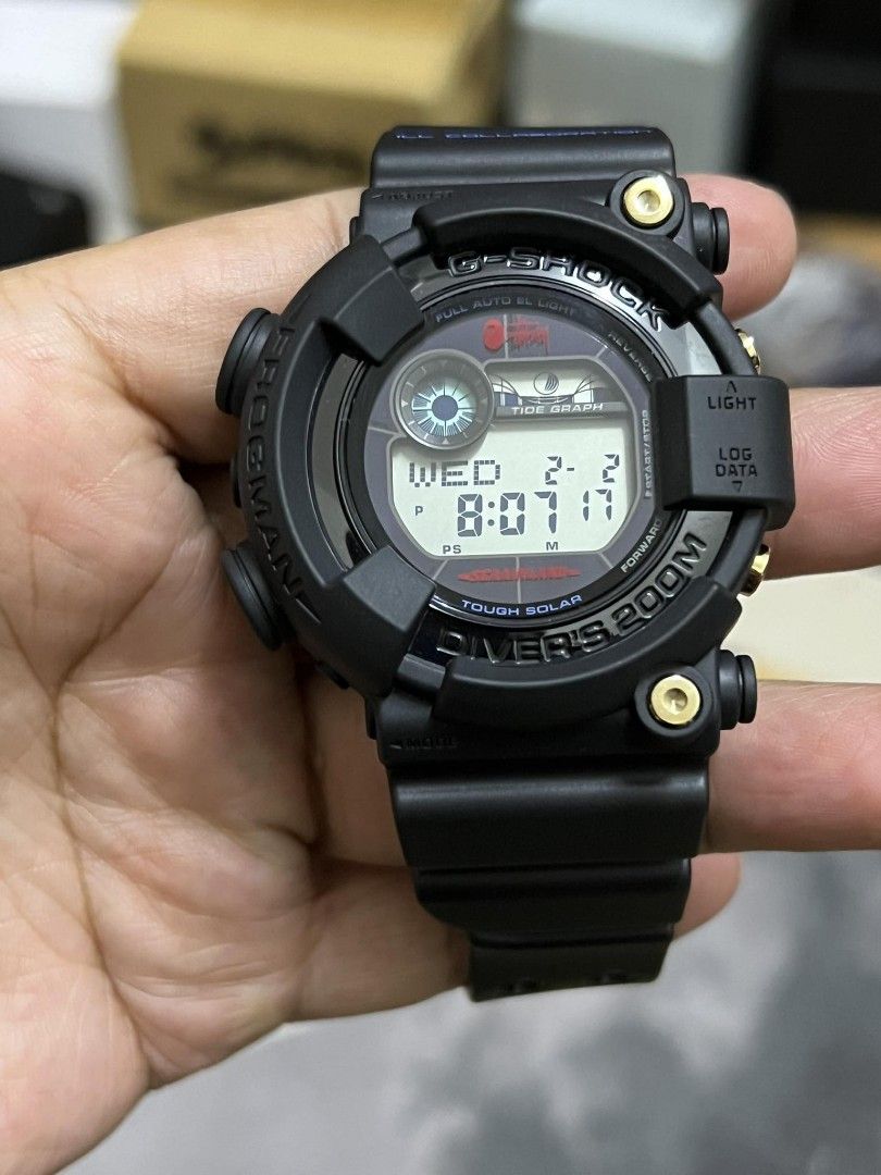 G shock frogman stussy x bape deals