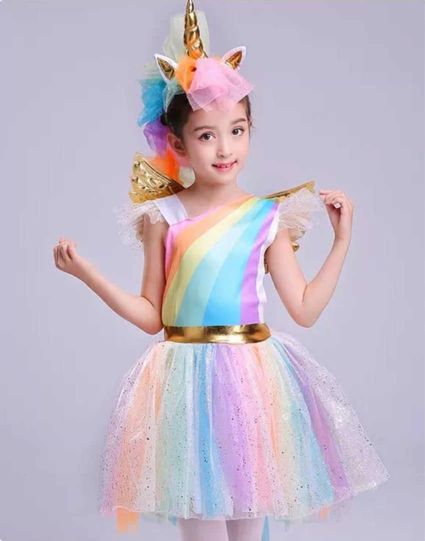Rainbow unicorn hotsell princess costume