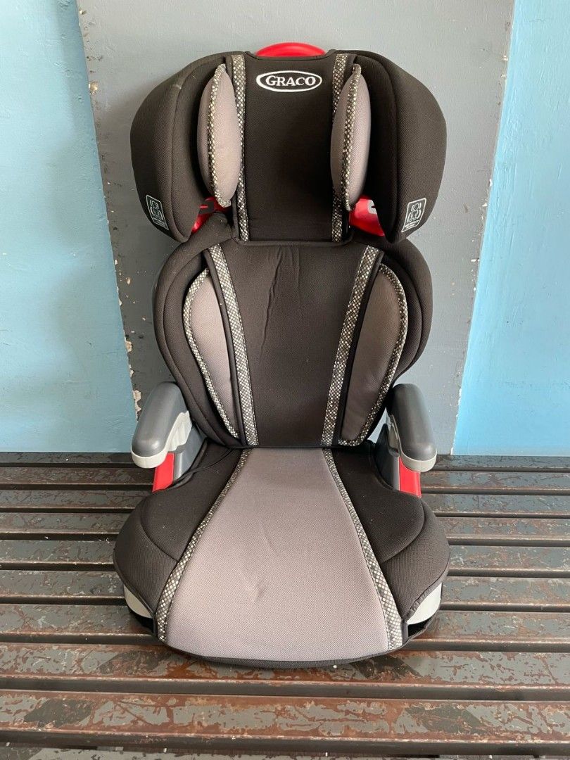 Graco highback turbobooster car seat glacier discount