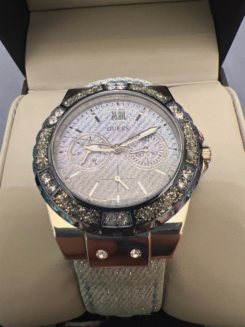 Guess Ladies Watch W0775L1 Limelight Stone new battery