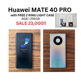 Huawei MATE 40 PRO (w/ FREE ring light case, camera film, and FREEBIE umbrella)
