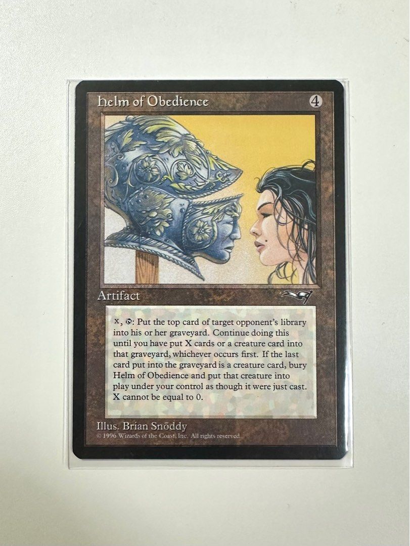 SOLD🔥]Authentic MTG Magic the Gathering - Helm of Obedience