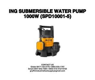 ING SUBMERSIBLE WATER PUMP 1000W (SPD10001-5)