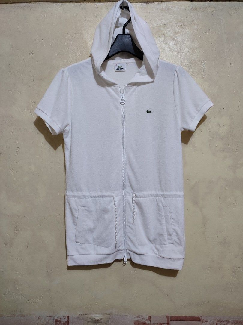 Lacoste short sleeve hoodie