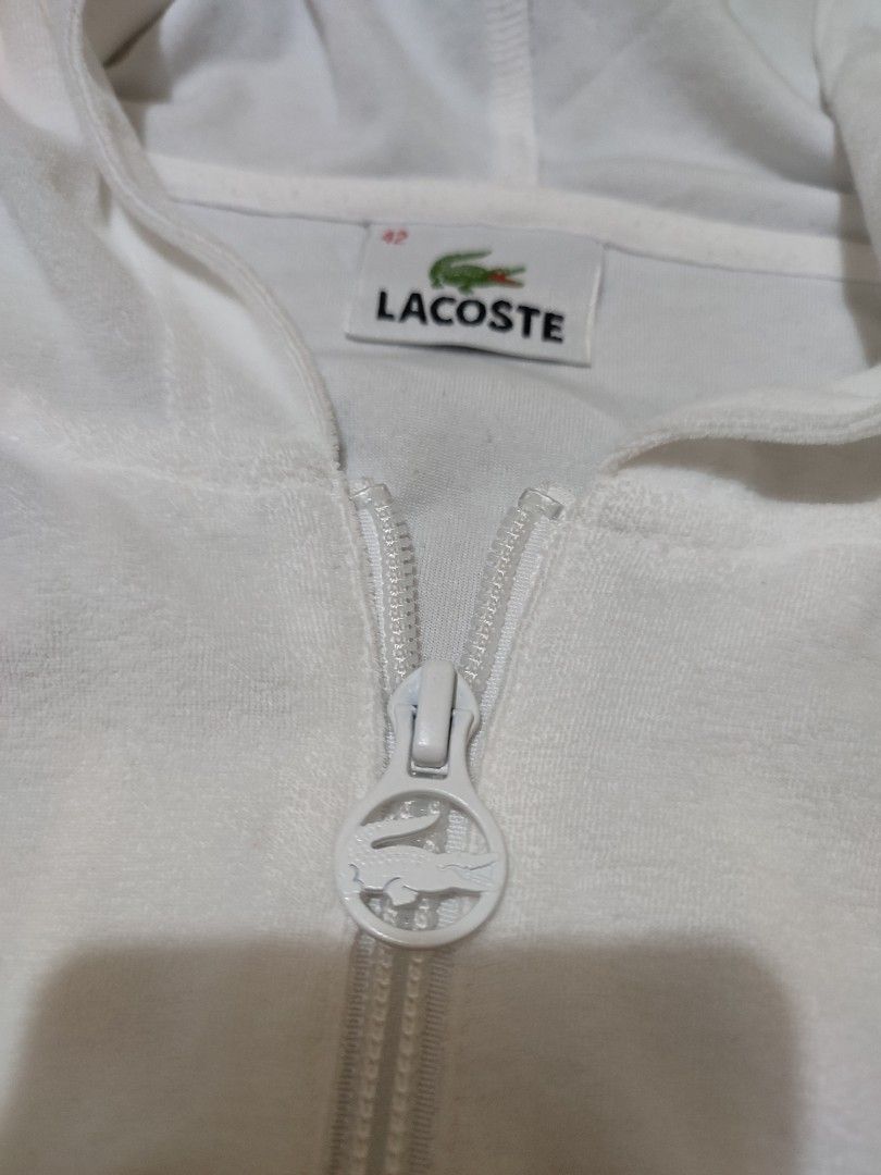 Lacoste short sleeve hoodie