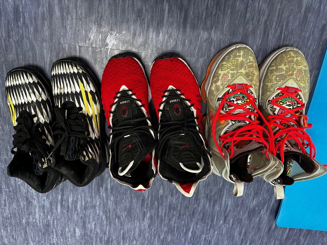Lebron 19 lebron 17 and adidas crazy light