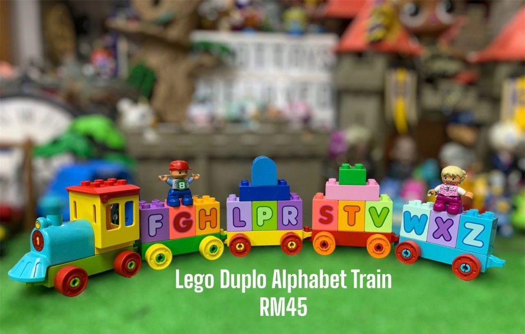 Lego alphabet train discount