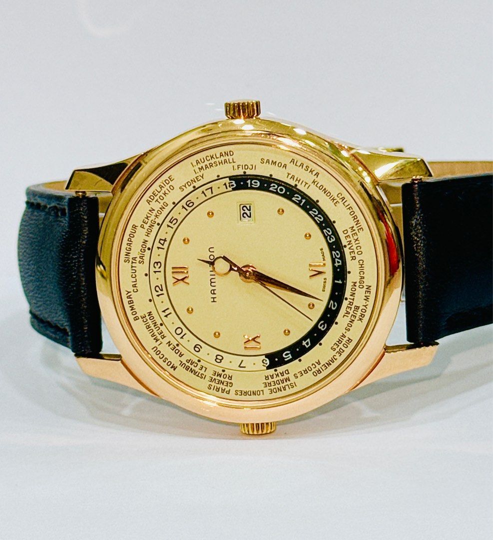 Hamilton world time watch store