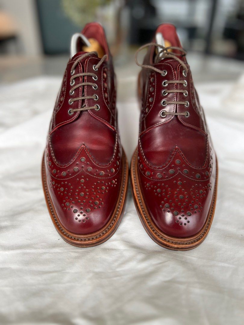 Loake dawson clearance burgundy