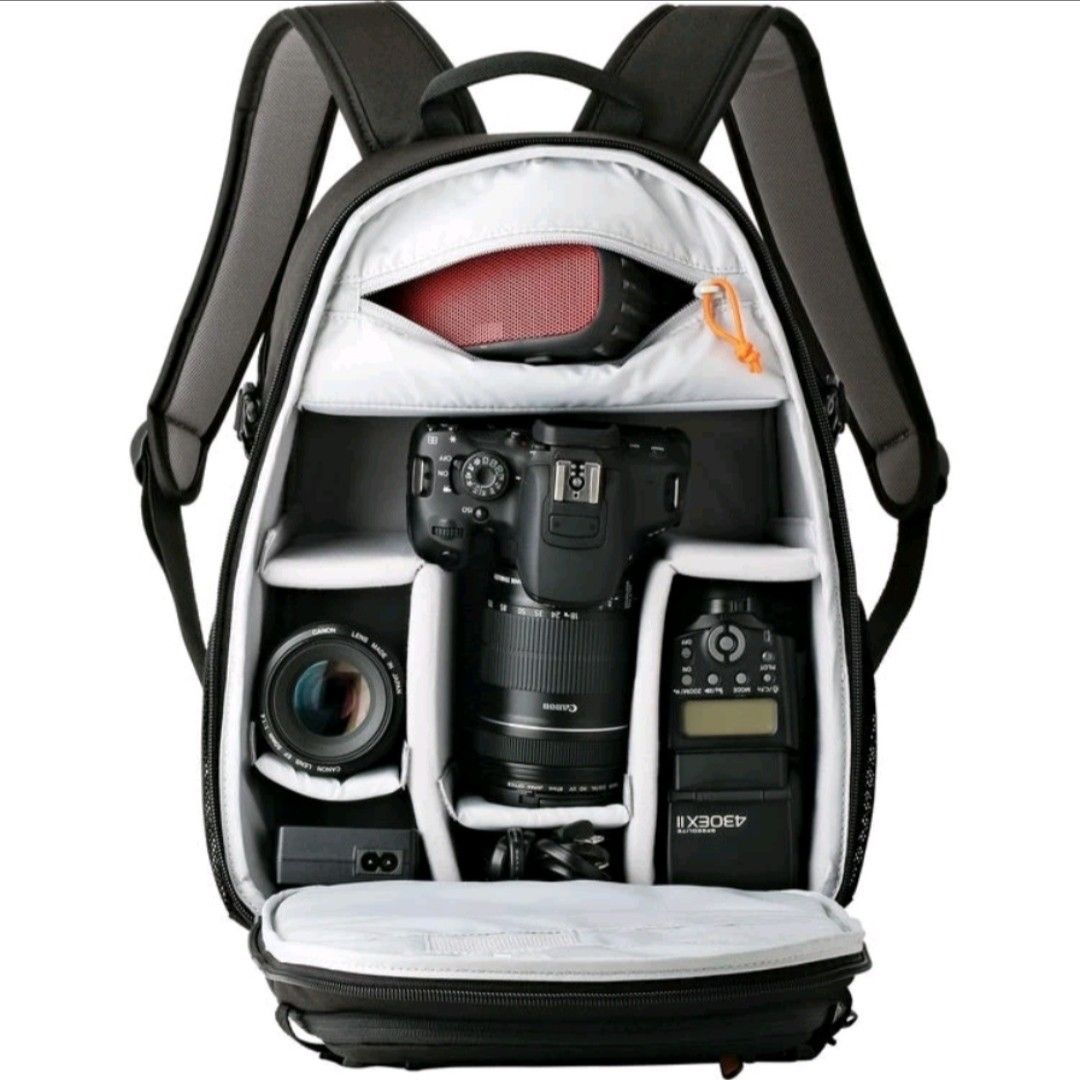 Lowepro tahoe BP 150 back pack (Category: Camera Bags & Carriers) located in Mandaluyong City. Submitted by cbawag (Listing ID 1288764306, Image 3). Description: Lowepro tahoe BP 150 back pack 3,290 php (new stocks available) Condition: 100% brand new Features: -Holds DSLR, 2 Lenses, & Flash -Zippered Front Pocket for 10" Tablet -Thick Interior Padding -Interior Pockets and Padded Dividers -Discreet Zippered Outer Pocket -Tall, Stretch-Mesh Side 