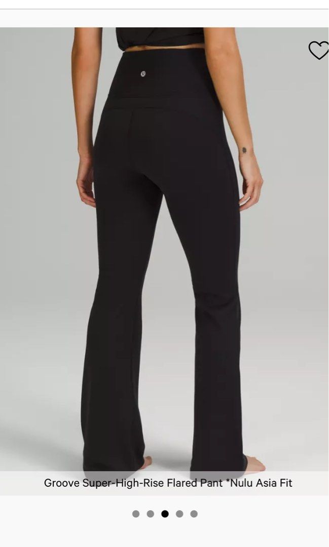 Lululemon - Groove Super High-Rise Flared Pant Nulu Asia Fit, Women's  Fashion, Activewear on Carousell
