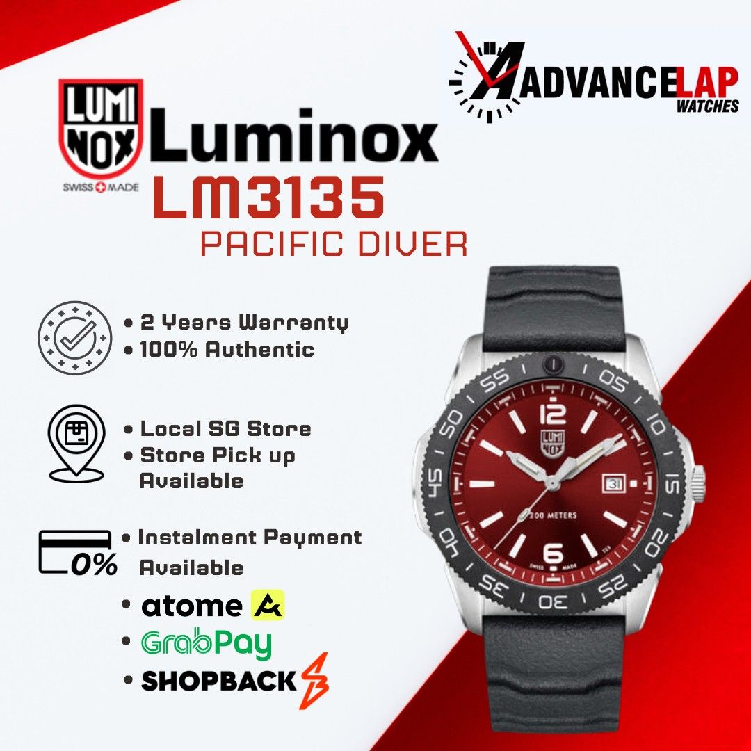 Luminox LM3135 Pacific Diver Red Dial
