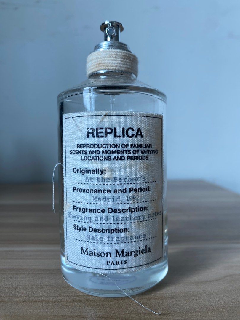 Maison margiela online at the barbershop