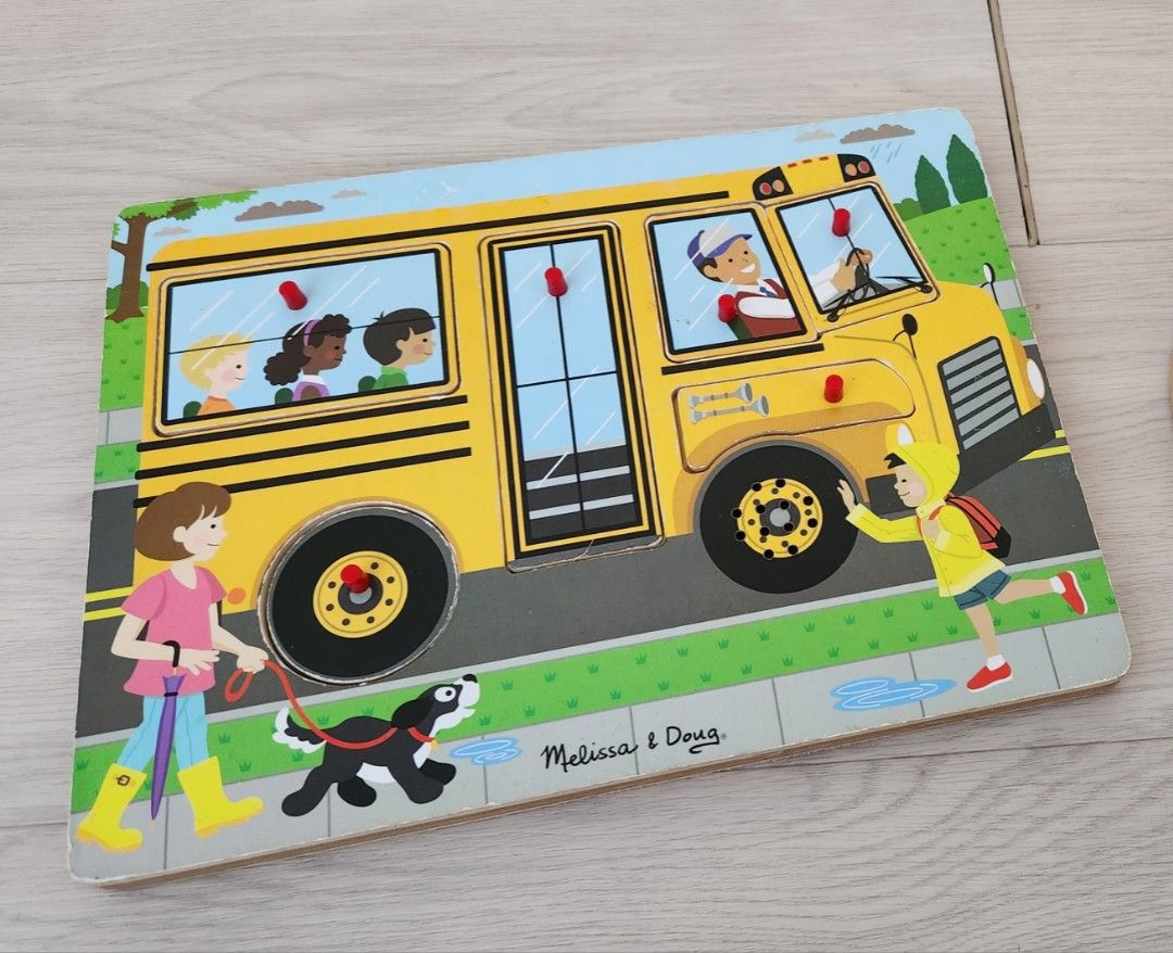 The wheels on the bus top sound puzzle