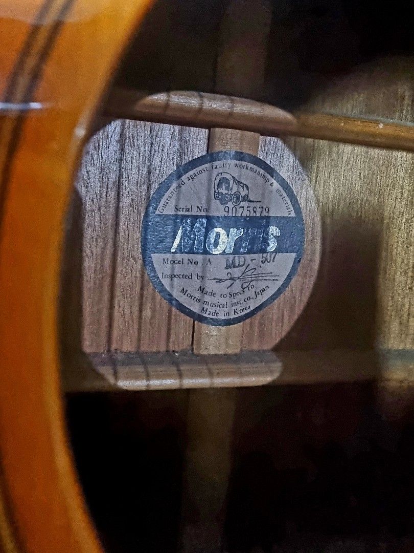 Morris md507 acoustic guitar (Category: Musical Instruments) located in Binan City. Submitted by jamrock.music (Listing ID 1288870545, Image 3). Description: "JAMROCK MUSIC STORE" JAPAN MUSICAL INSTRUMENTS Located@Blk28 lot6 st paul project 4 st Francis homes 7 SAN ANTONIO BINAN LAGUNA. *PIN@WAZE* JAMROCK MUSIC STORE St Paul project 4 Biñan Laguna the shop is closed.by appointment for pick up only.please let us know if you are coming. DM for fast