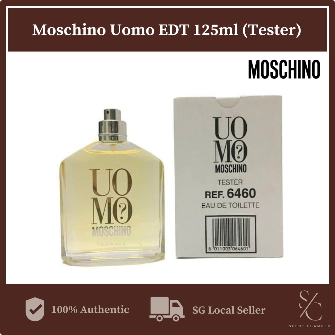 Moschino Uomo EDT 125ml Tester for men 100 Authentic Beauty Personal Care Fragrance Deodorants on Carousell