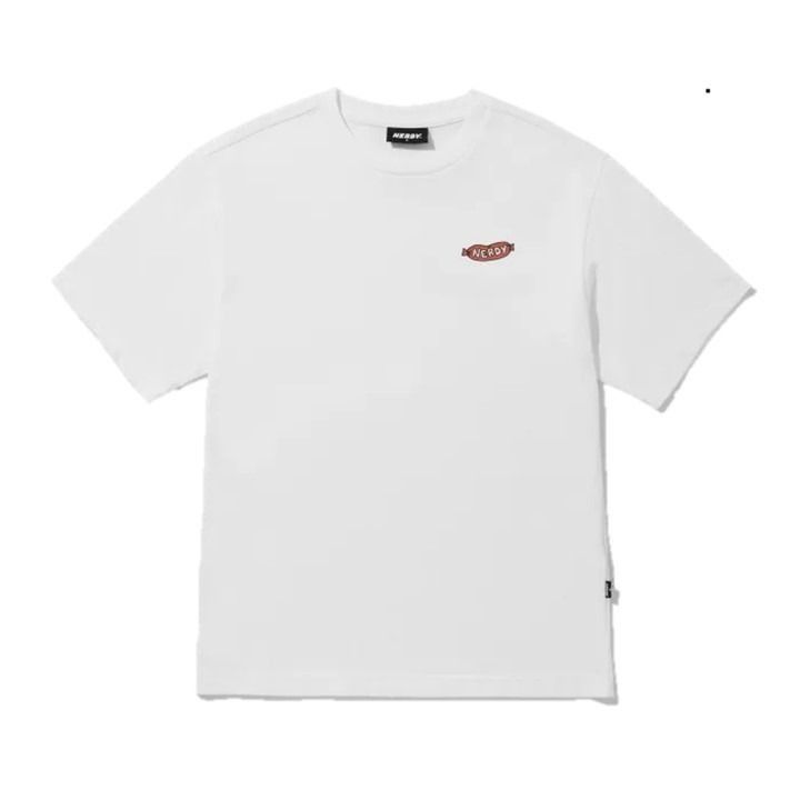 Nerdy X Disney Sausage Short Sleeve T Shirt White Men s Fashion