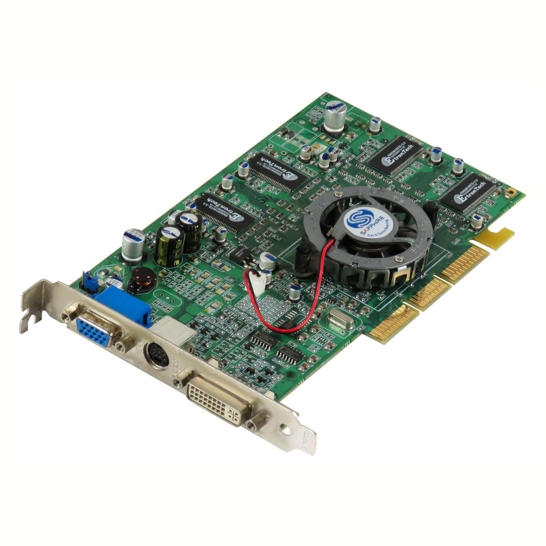 NEW OLD STOCK Sapphire Radeon 9000 PRO 64MB DDR AGP 4x 1024 2176 05 SA