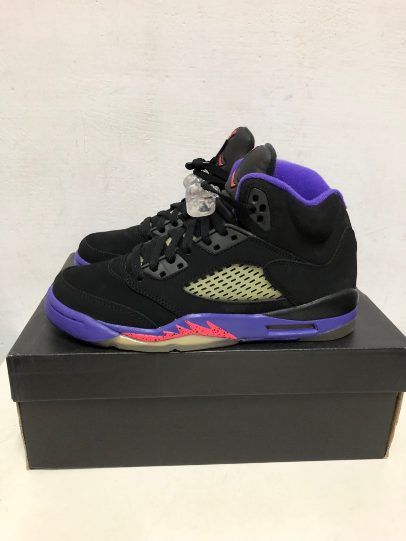 Nike Jordan 5 Fierce Purple GS 黑紫暴龍隊配色AJ5 籃球鞋Raptors 女