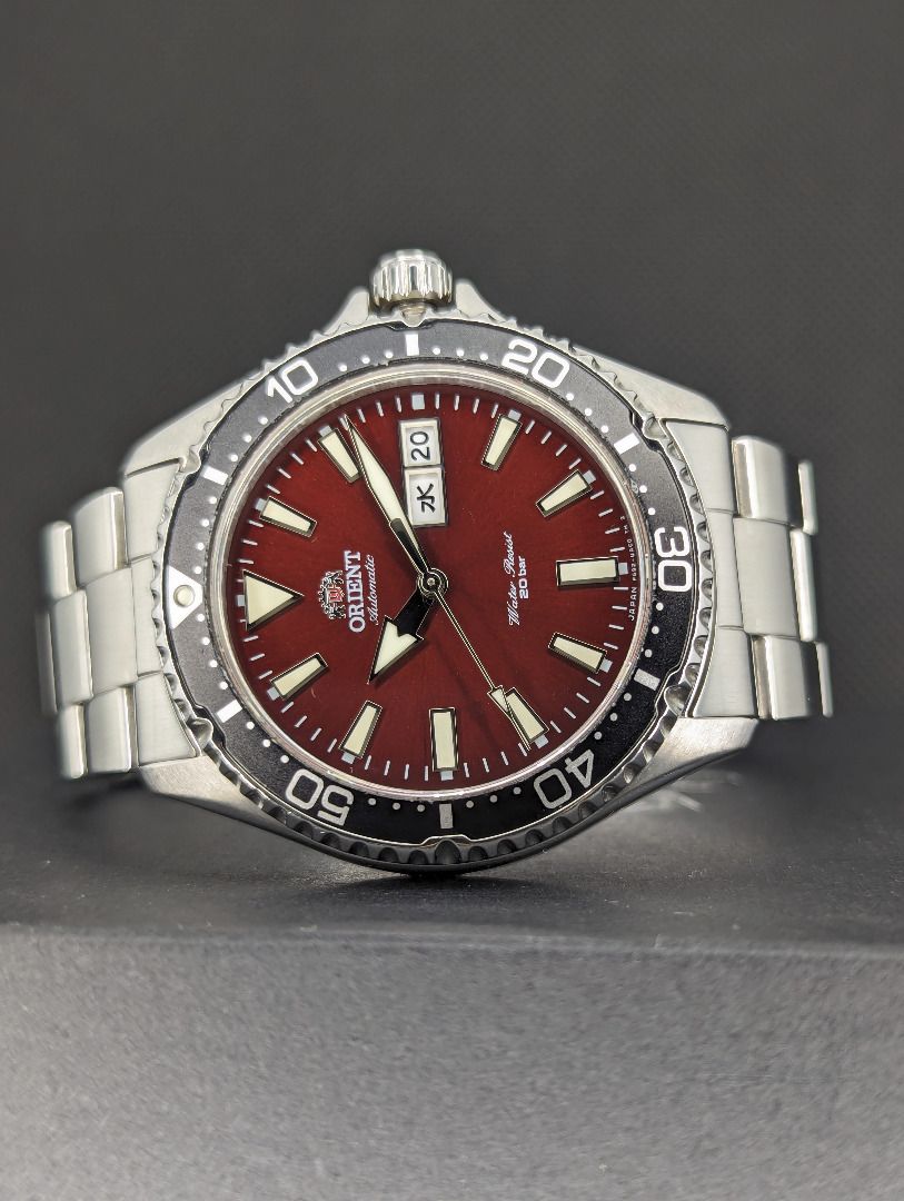 Orient Kamasu JDM (Red Dial), Men's Fashion, Watches & Accessories, Watches on Carousell