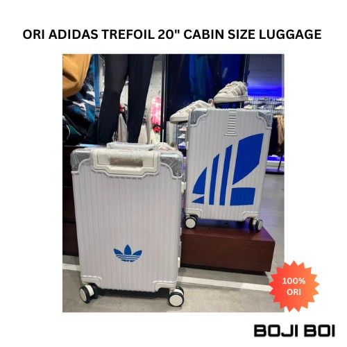 Original Adidas Bunga ABS Hard Case Light Luggage Bag Travel 20 Inch Cabin Size Hand Carry 20