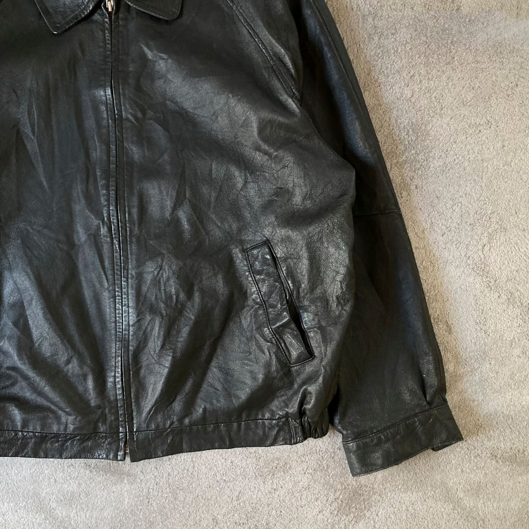 Perry ellis 2025 genuine leather jacket