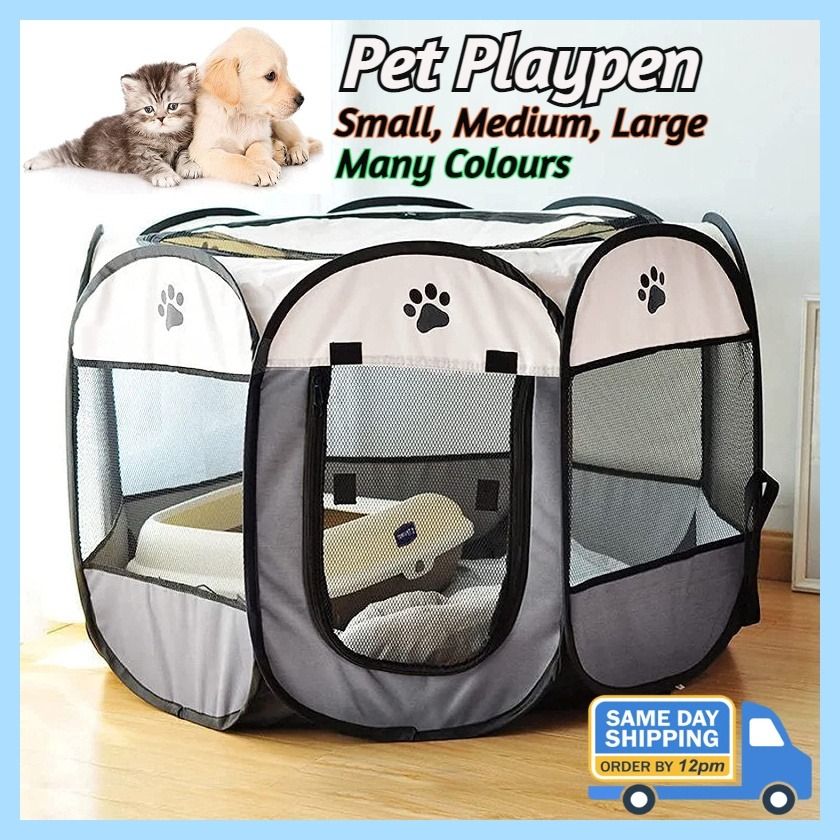 Pet Foldable PlaypenPet Foldable Playpen Pet Supplies Homes Other Pet Accessories on Carousell