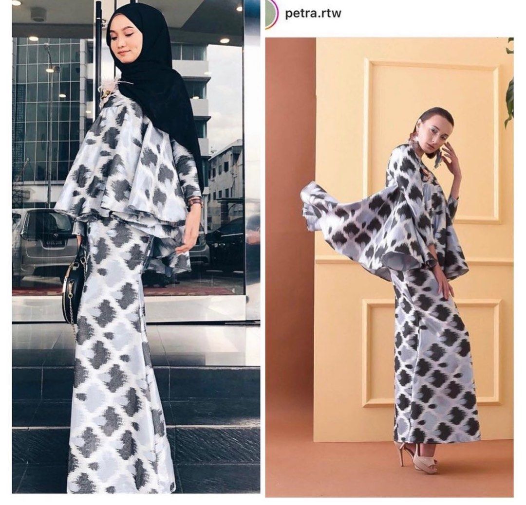 Petra -Salome baju kurung, Women's Fashion, Muslimah Fashion, Baju