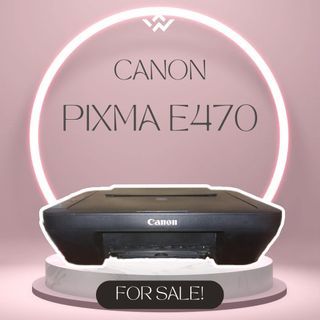 PIXMA E470 (wireless, print, xerox/copy, scan)