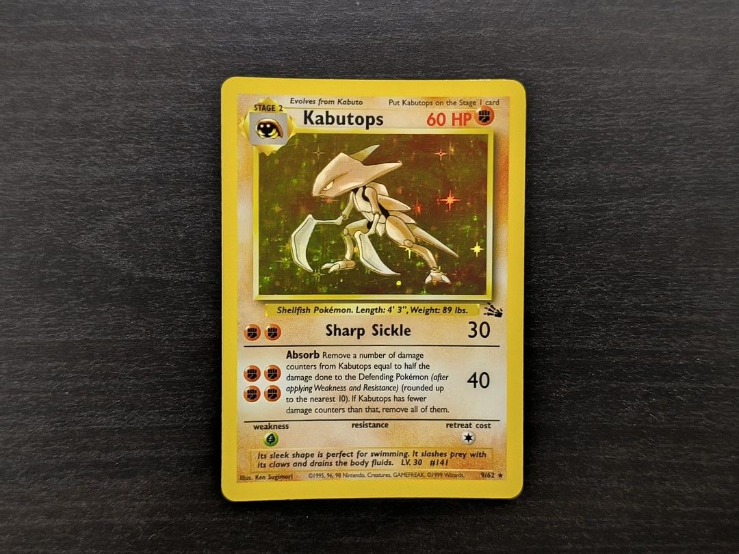 kabutops pokemon card value Amazon.com: Kabutops 141/165 - Kabuto & Dome Fossil - Pokemon 151 -  Evolution Card Set main image 0