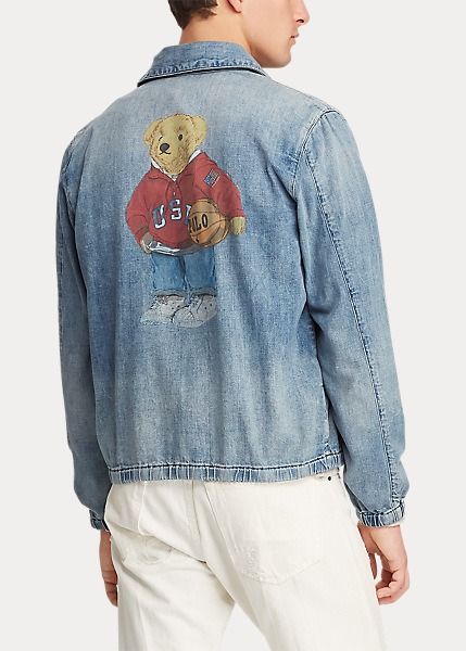 Polo Ralph Lauren Bear Denim Windbreaker