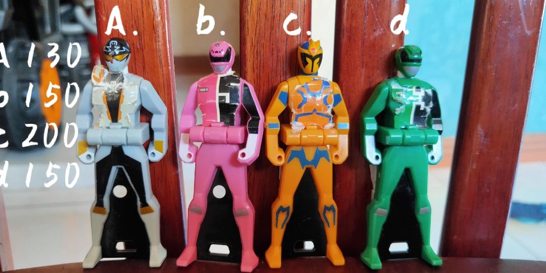 Power ranger sentai key ranger figure, Hobbies & Toys, Toys & Games on ...