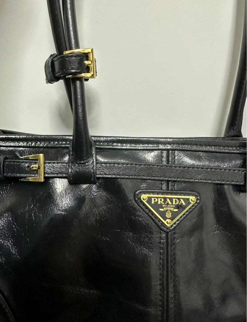 Prada softlux medium shoulder bag, Luxury, Bags & Wallets on