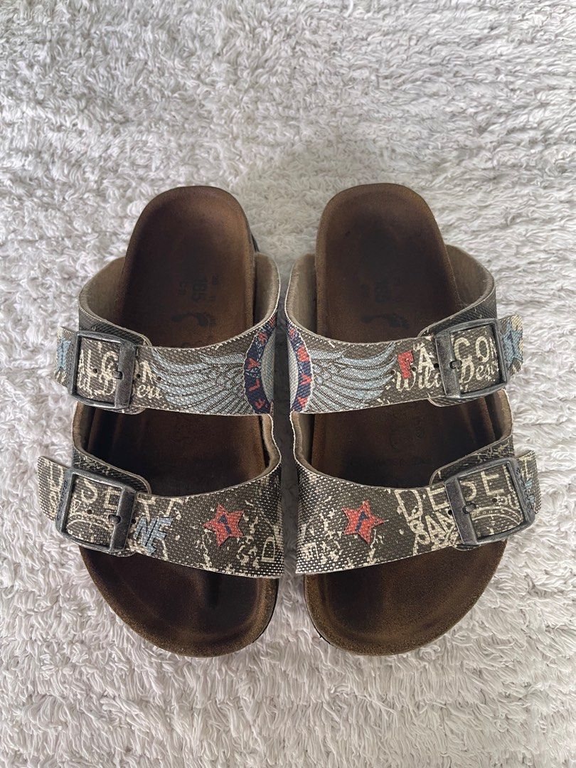Preloved Birkenstock Size 29 185mm Arizona Graphic Print Sandals for Toddler Kids