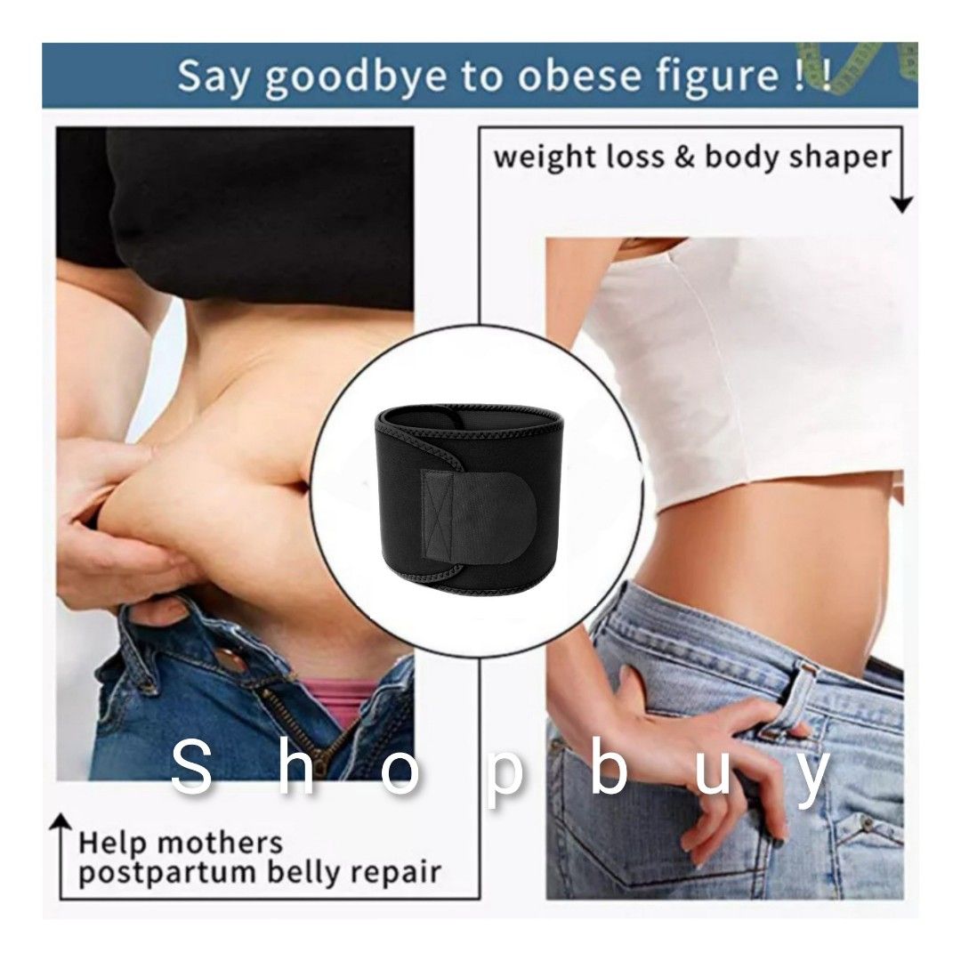 Premium 5XFast Fat Burning Slimming Waist Tummy Trimmer Weight Loss Sweat  Belt, Health & Nutrition, Braces, Support & Protection on Carousell