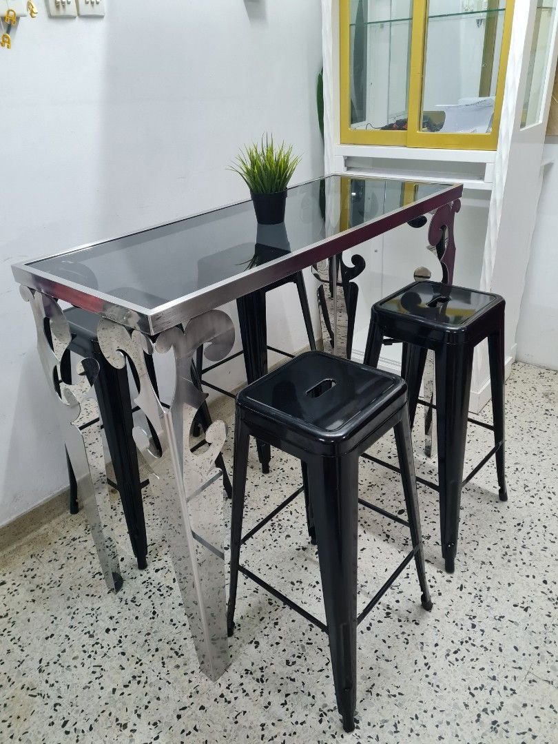 Jokkmokk bar table and 4 bar stools sales