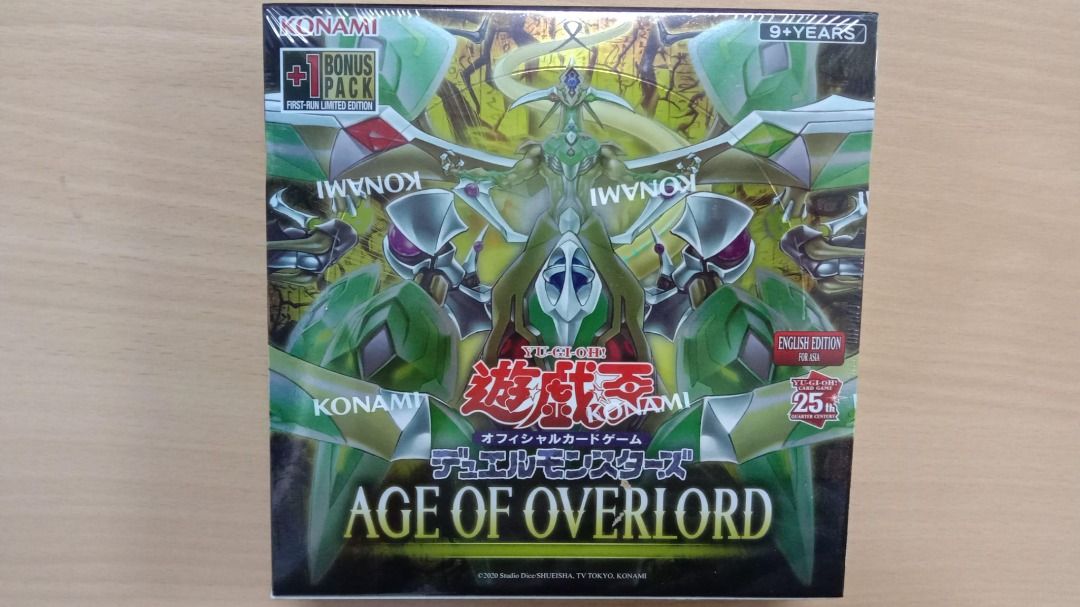 Yu Gi Oh Age of Overlord Booster Pack/Box (ENG) (7063308) Brand New,  Hobbies & Toys, Toys & Games on Carousell