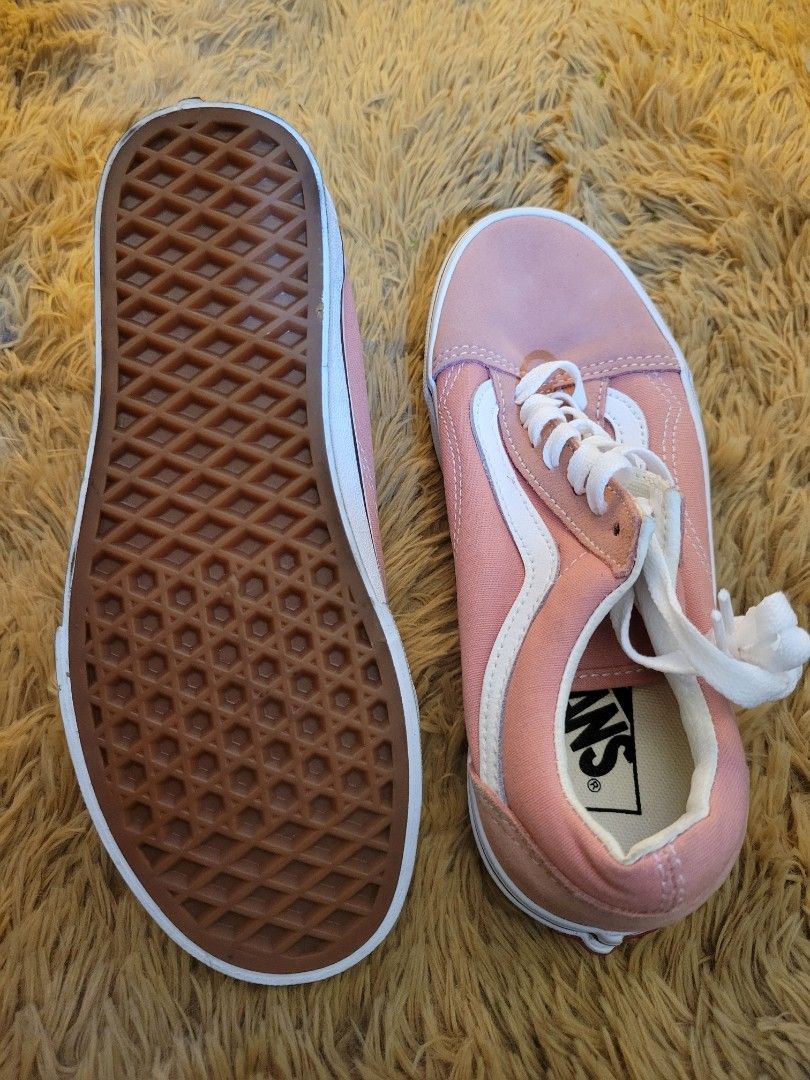 Pink vans on sale clearance