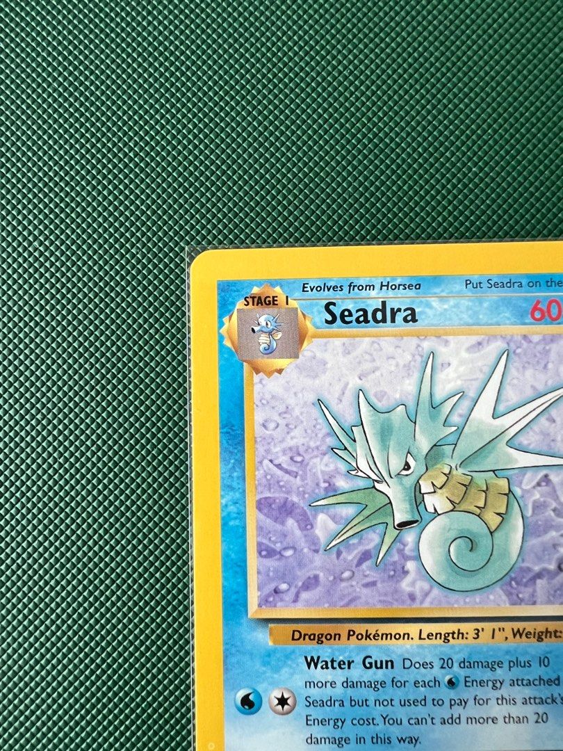Seadra 42/62 Uncommon Vintage Pokemon Card, Hobbies & Toys, Toys & Games on  Carousell