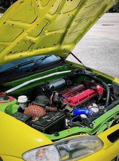 Proton wira top modified engine