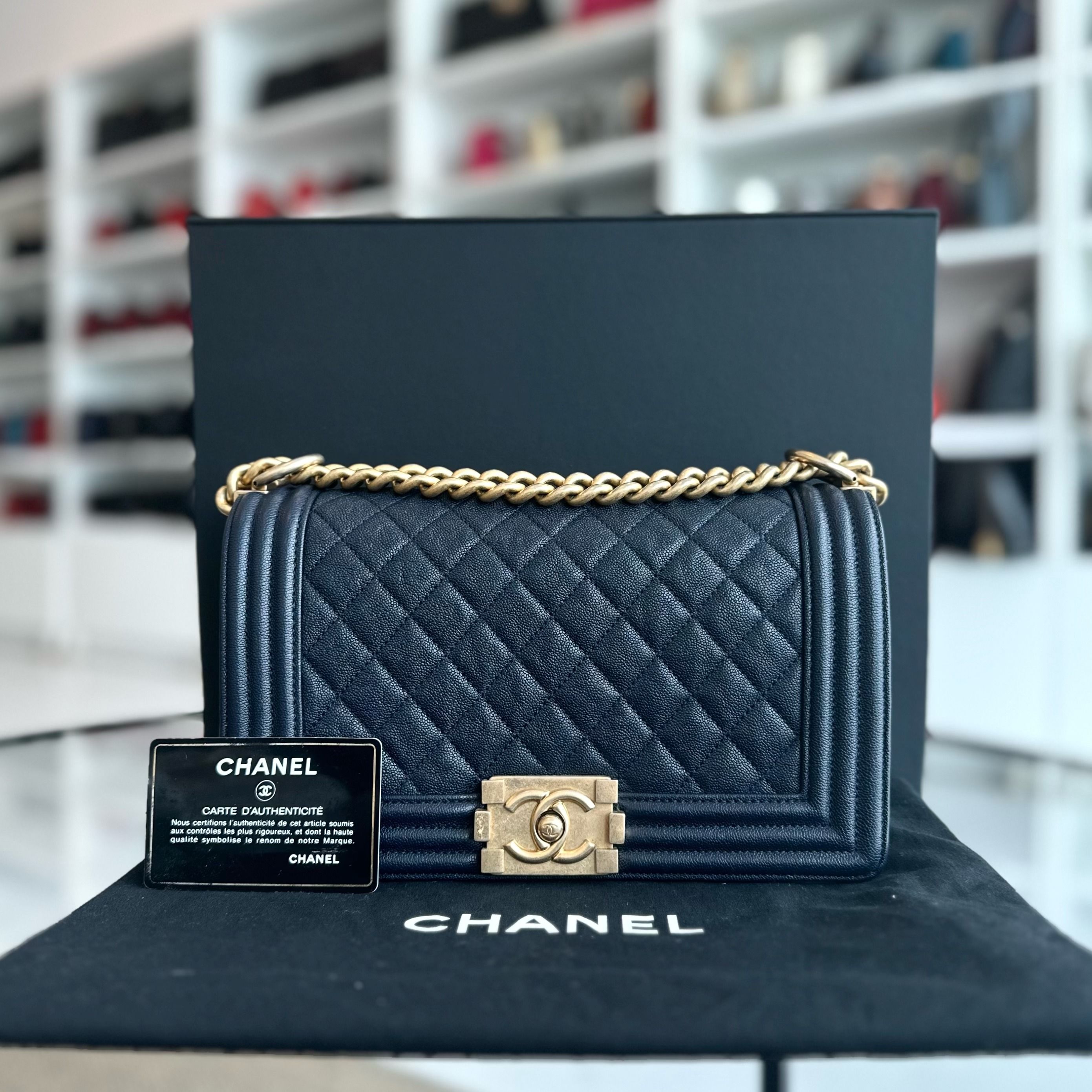 Chanel le boy sale 2019