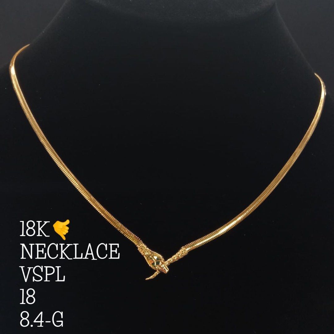 Serpentines Bracelet & Necklaces (Category: Necklaces) located in Manila. Submitted by blggold (Listing ID 1288847490, Image 1). Description: Gcash Or BDO Bank Transfer. Payment first before we release the Gold in Our Shop then We can send it to Your Address. Pls take note prices per gram are different for each photo. No rush it depends upon the availability of the Gold and schedule of shipment. We can send International FedEx/DHL. Thank You!.