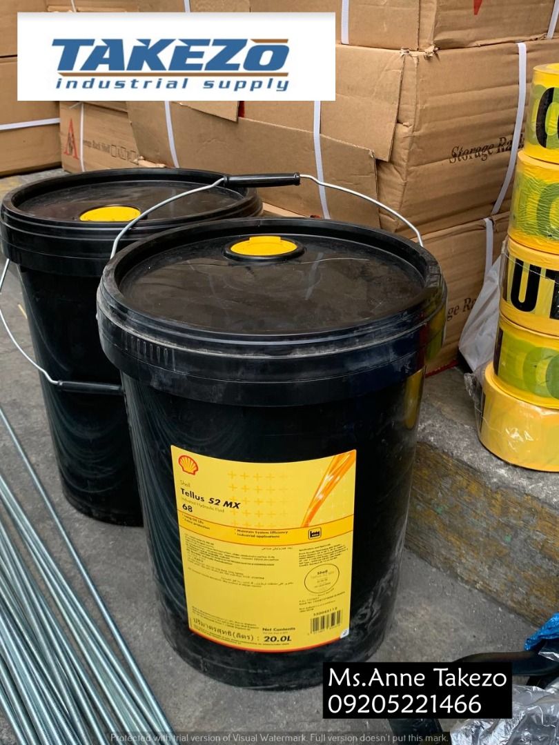 Shell Tellus Hydraulic Oil, Commercial & Industrial, Construction Tools ...