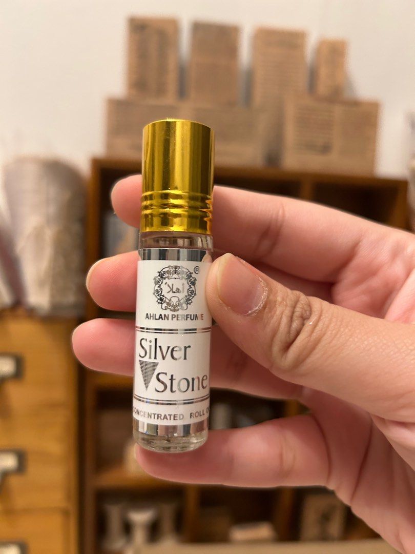 Ahlan perfume silver clearance stone
